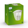 Philips Creek 1x60W 230V Up Outdoor Wall Lantern Black