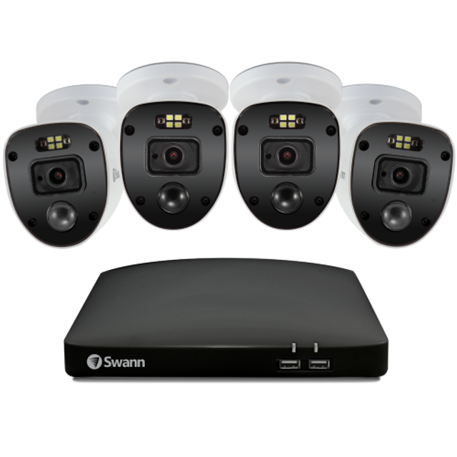 Swann 8 Channel 1080P DVR - 4 x CCTV Bullet Cam Kit