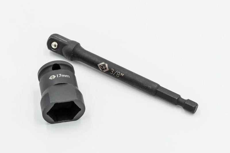CK T4670M Channel Socket Set 17+19mm (Includes Hex Adapter)