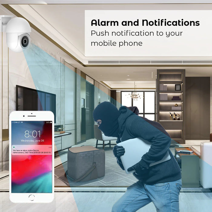 ENER-J Smart Wireless Outdoor IP Dome Camera with 4x Digital Zoom SHA5295