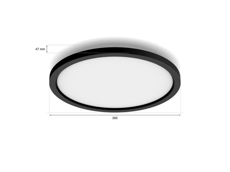 Philips Aurelle Hue Panel Round 21W Ceiling Light - White