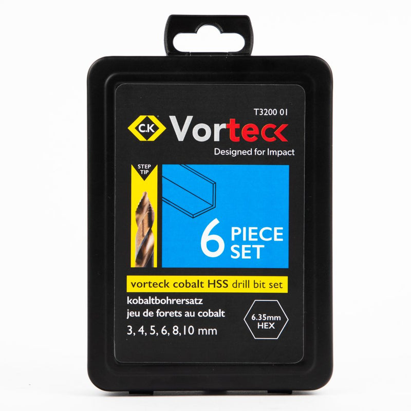 CK Vorteck Metal Drill Bits 6 Piece Set (T3200 01)