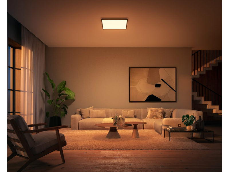 Philips Aurelle Hue Panel 39W Square Ceiling Light - White