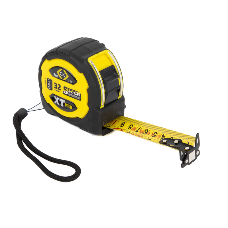CK XT Pro Tape Measure – 8m / 26ft, Class I Accuracy