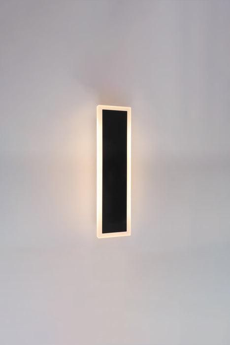 Linear SQ 30 cm 6w Integrated CCT LED Outdoor (IP65) Wall Light - Black