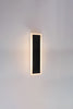Linear SQ 30 cm 6w Integrated CCT LED Outdoor (IP65) Wall Light - Black