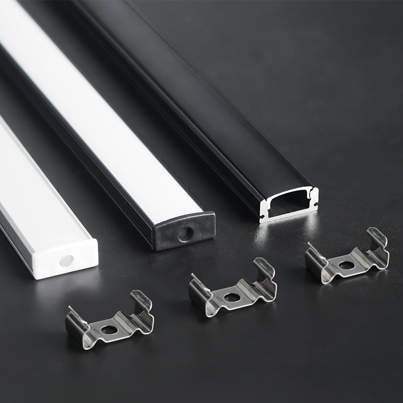 A1707 LED Aluminum Profile 17mm x 7mm aluminum channel for LED strip lights