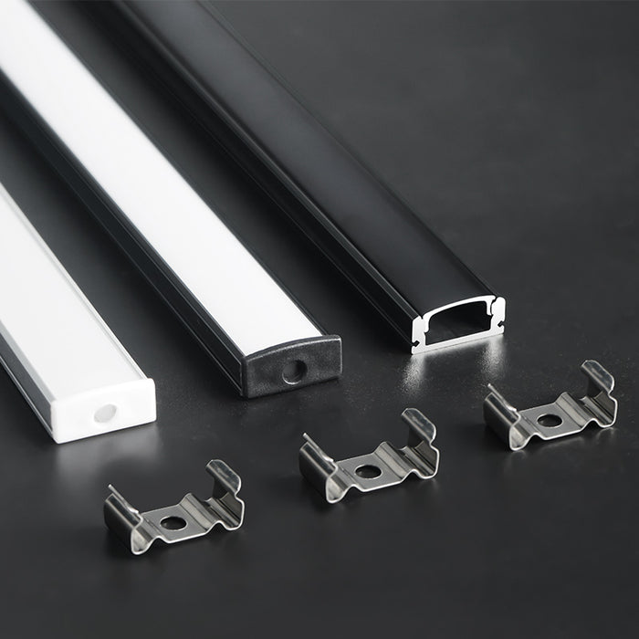 A1707 LED Aluminum Profile 17mm x 7mm aluminum channel for LED strip lights
