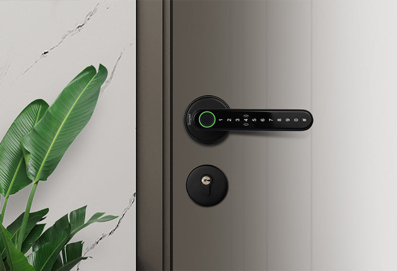 Simpled LF-SP Leverline Smart Lock (Black)