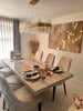 AVAILABLE TO ORDER: Band Oval 120cm Pendant In Matt Gold