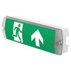 Megalux 3W IP65 LED Emergency Bulkhead Light Fire Exit Sign Legend 3hr Maintained with Optional Sticker Legends