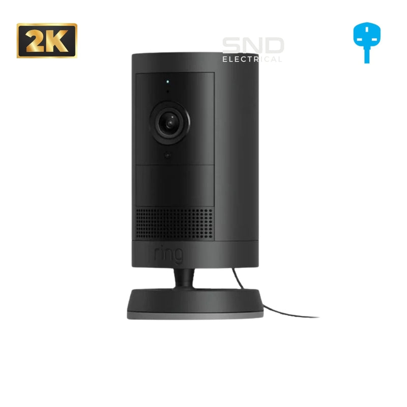 Ring Outdoor Camera Plus (Plug-in) | 2K Black