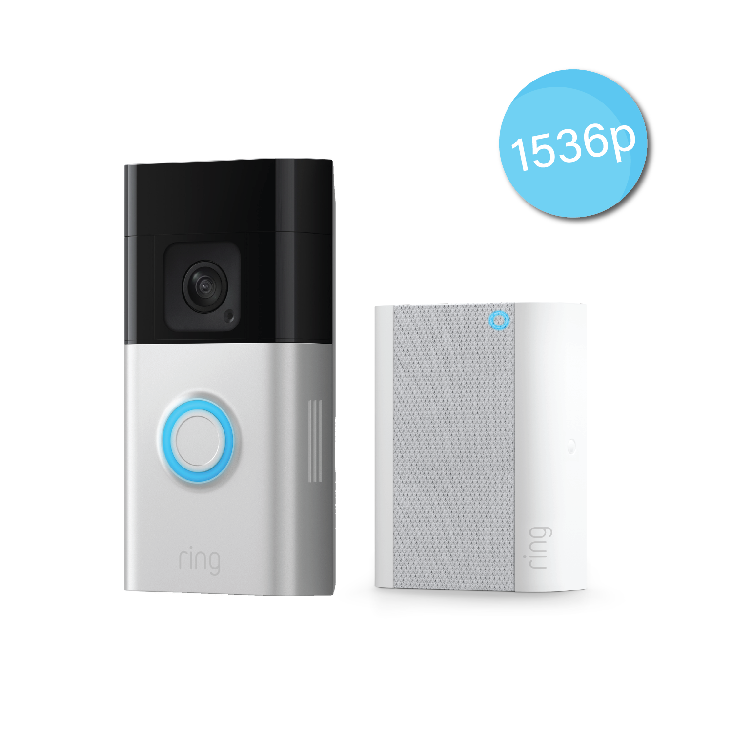 Ring Video Doorbell Plus Battery 1536p & Ring Chime Pro (Gen 2)  *BUNDLE*
