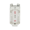 Crabtree 20AX 1 Way Single Pole Grid Switch Complete With Key