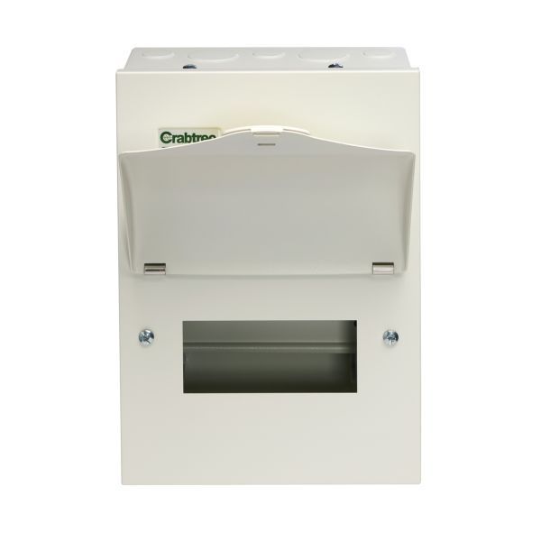 Crabtree Starbreaker 504/0A 4 Module Full Metal Enclosure