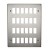 Crabtree 18 Gang Flush Grid Cover Plate