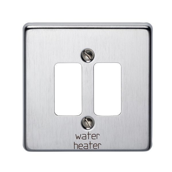 Crabtree 18 Gang Flush Grid Cover Plate