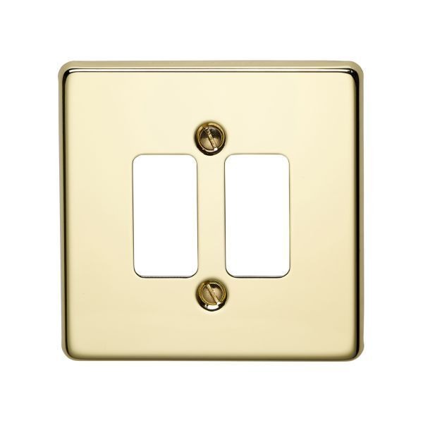 Crabtree 18 Gang Flush Grid Cover Plate