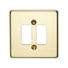 Crabtree 18 Gang Flush Grid Cover Plate