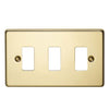 Crabtree 18 Gang Flush Grid Cover Plate