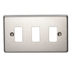 Crabtree 18 Gang Flush Grid Cover Plate