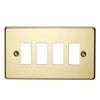 Crabtree 18 Gang Flush Grid Cover Plate