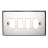 Crabtree 18 Gang Flush Grid Cover Plate