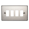 Crabtree 18 Gang Flush Grid Cover Plate