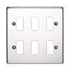 Crabtree 18 Gang Flush Grid Cover Plate