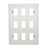Crabtree 18 Gang Flush Metal Grid Cover Plate