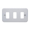 Crabtree 24 Gang Surface Metalclad Grid Cover Plate