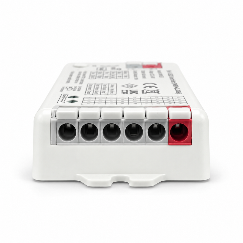 Ener-J 5-in-1 WiFi & RF LED Strip Controller – Tuya App, RGB / RGBW / RGBCCT, 12–48V DC