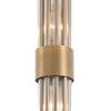 Column Antique Brass Single Pendant