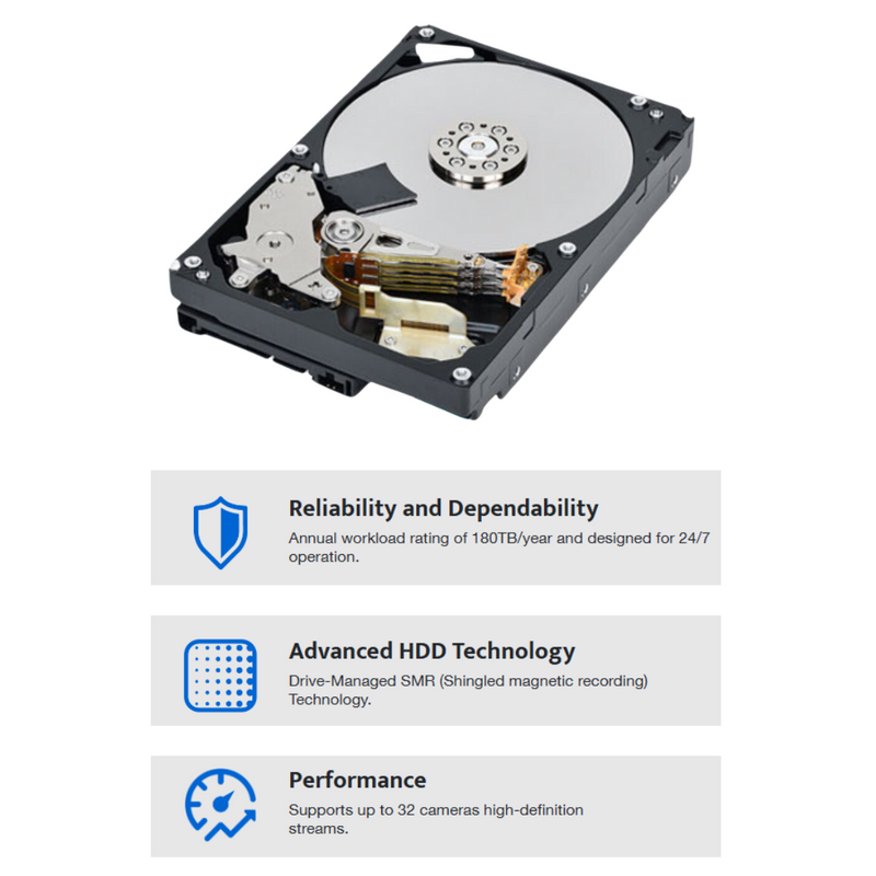 Toshiba 4TB  Hard Disc for CCTV only DT02ABA200V