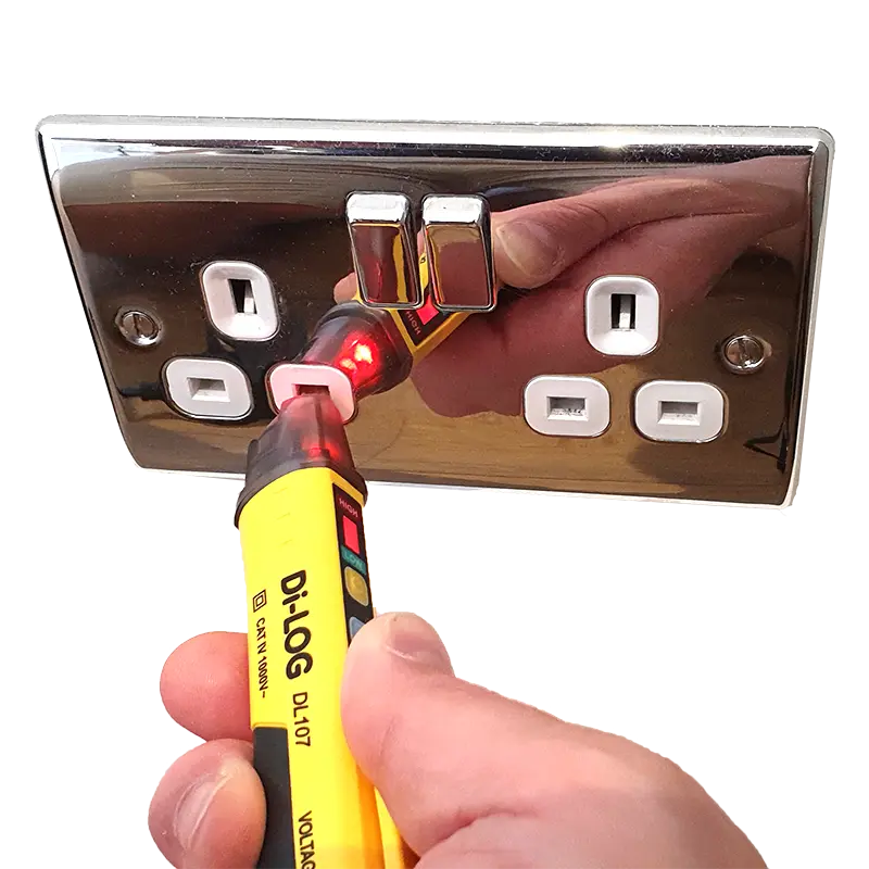 DiLOG DL107 1000V Non-Contact Voltage Detector Visual and Audible