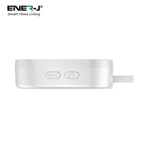 ENER-J Smart 1080p Wired & Wireless Video Doorbell Kit with 5200mah Battery & USB Foldable Chime
