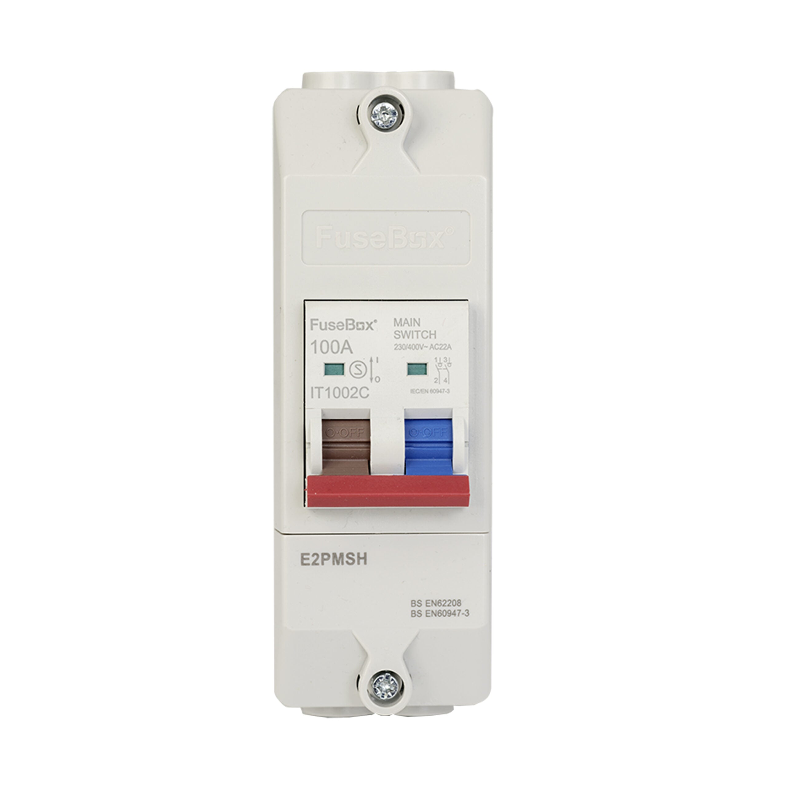 Fusebox 100A DP Electricity Meter Isolator Switch E2PMSH