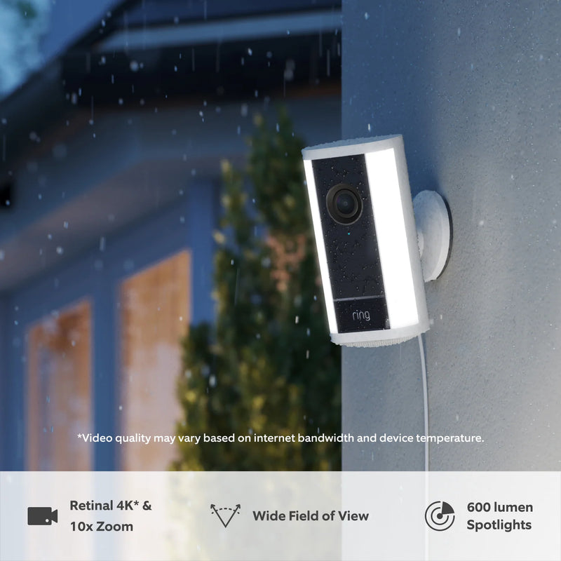 Ring Spotlight Cam Pro Plug-In (newest gen) White