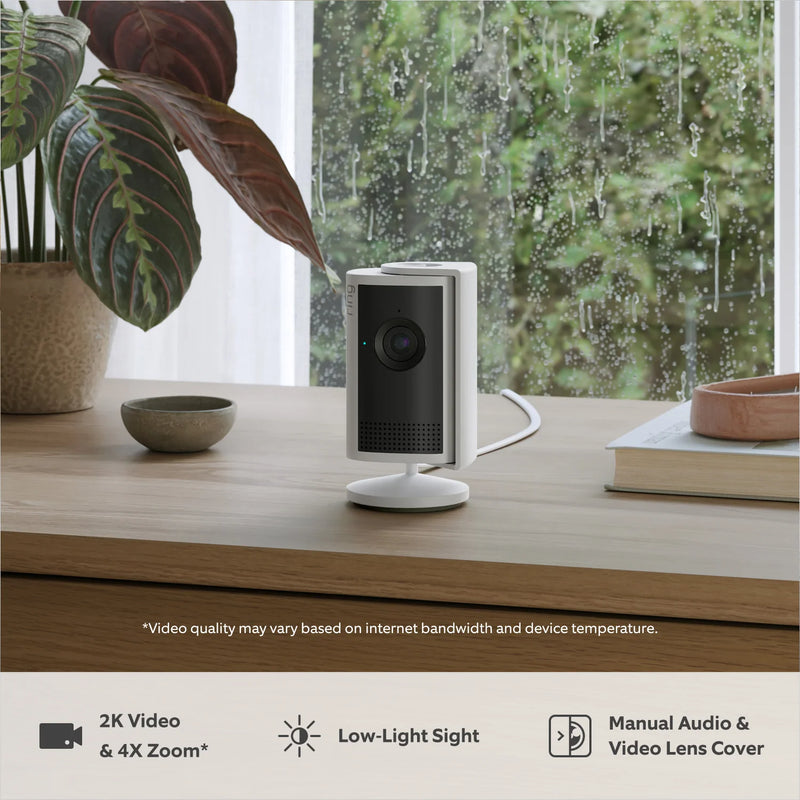 Ring Indoor Camera Plus 2K White