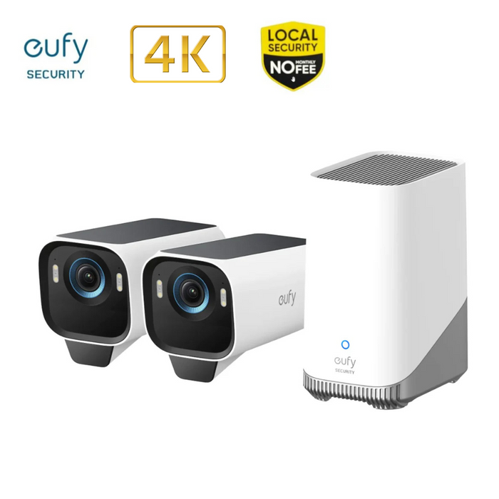 EufyCam S3 Pro 2-Cam Kit Black+White 1