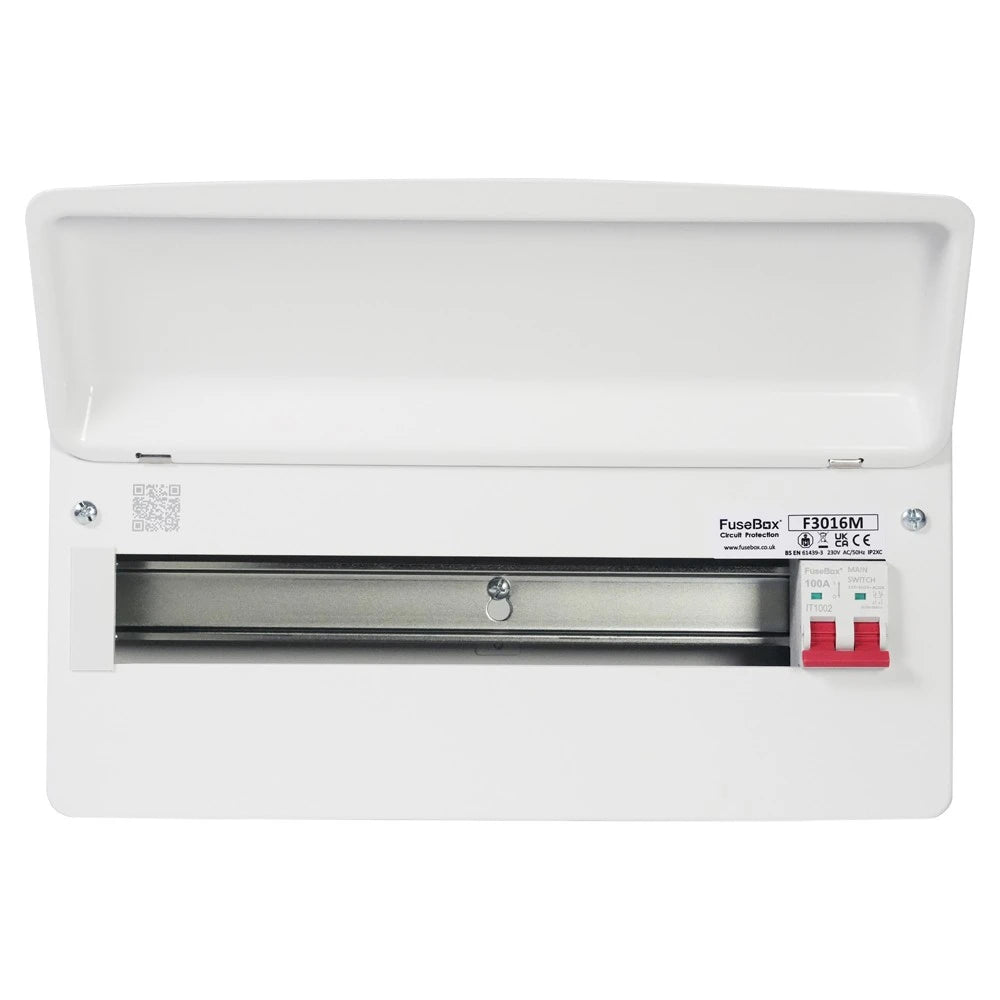 Fusebox 16 Way Consumer Unit with 100A Main Switch (F3016M)