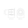 Gap Lighting 10 light LED kit including in-line driver and junction box (Warm White)