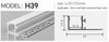 H39 Tile-In Recessed Ceiling/Wall LED Aluminum Profile (37X17.5X12.5)