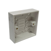 Hilton SQP125 25mm 1 Gang Pattress Box White