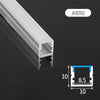 A1010 LED profile 10mm x 10mm aluminum channel for LED strip lights