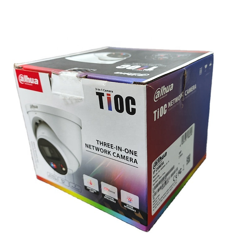 Dahua TiOC IPC-HDW3849H-AS-PV 24/7 Full-Color Audio Built-In Camera A.I. Intelligent NVR IP POE CCTV System 8MP