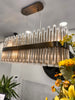 Colmar 100cm Linear Antique Brass Chandelier - 50382