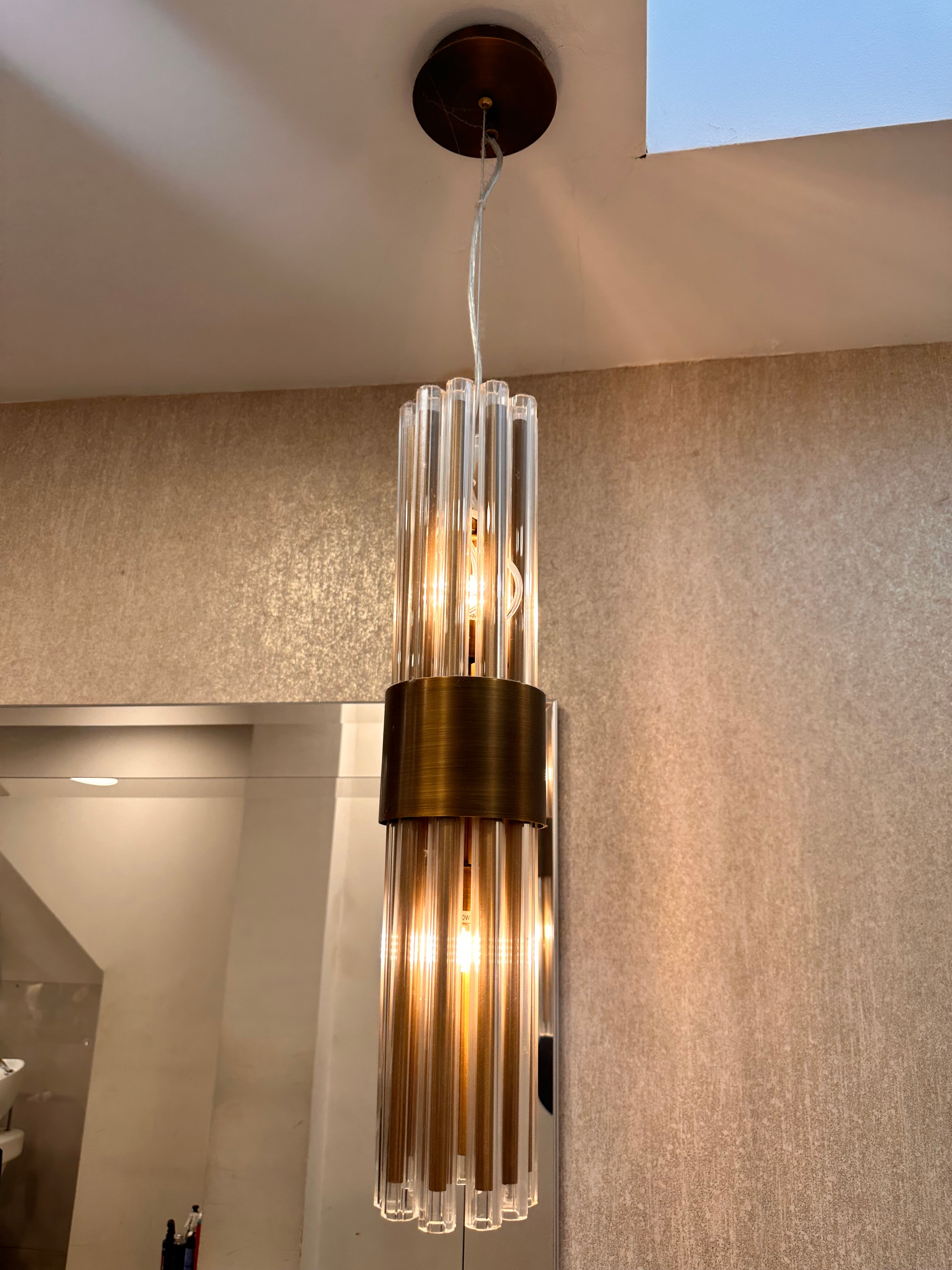Colmar Antique Brass Single Pendant - 50378