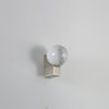 Luna Sphere Glass Wall Light - Matt Silver
