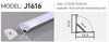 J1616 Surface Ceiling/Wall LED Aluminum Profile (10.5X15.8X15.8)